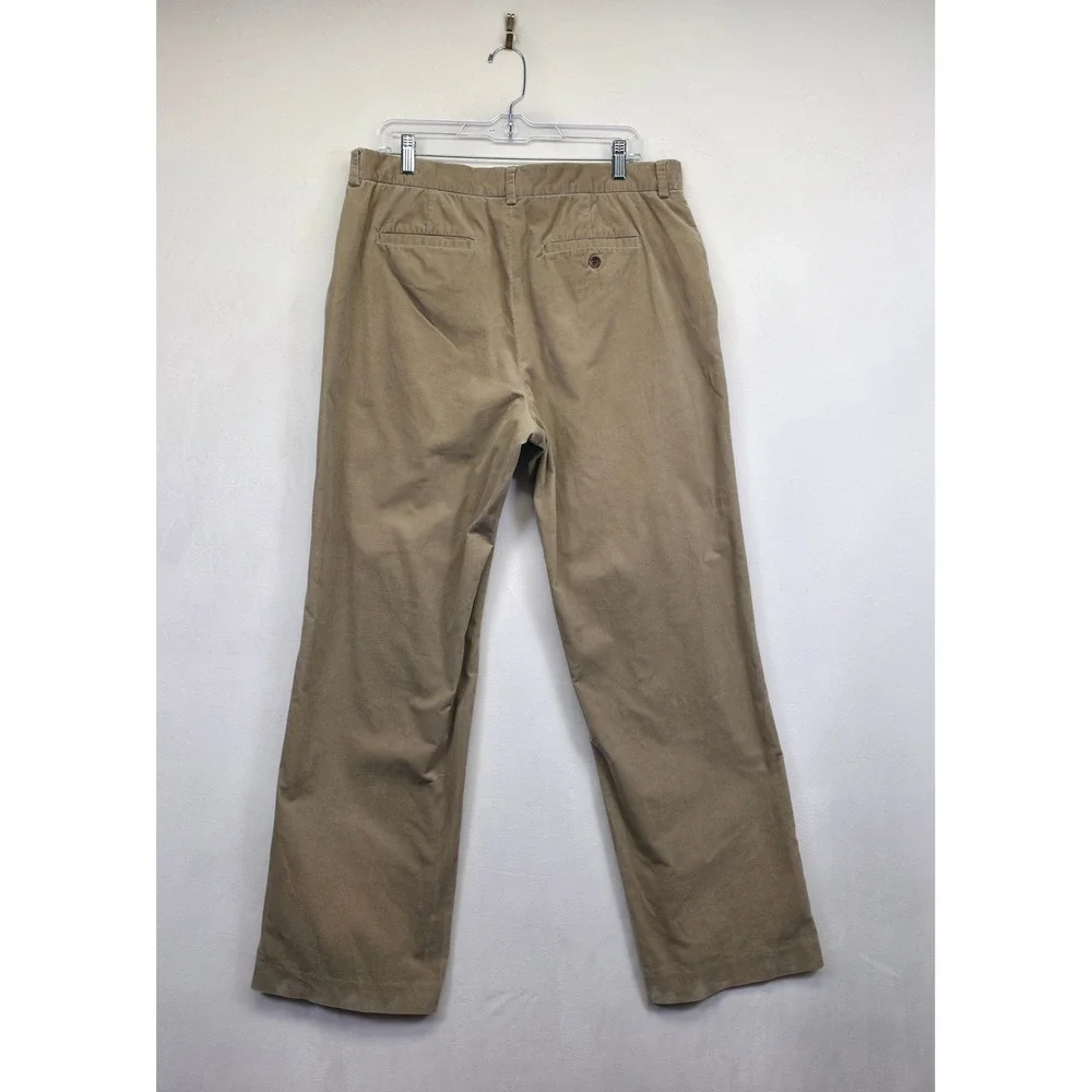 Y2K Banana Republic Pants Mens 36x34 Khaki Corduroy Straight Preppy Work Classic
